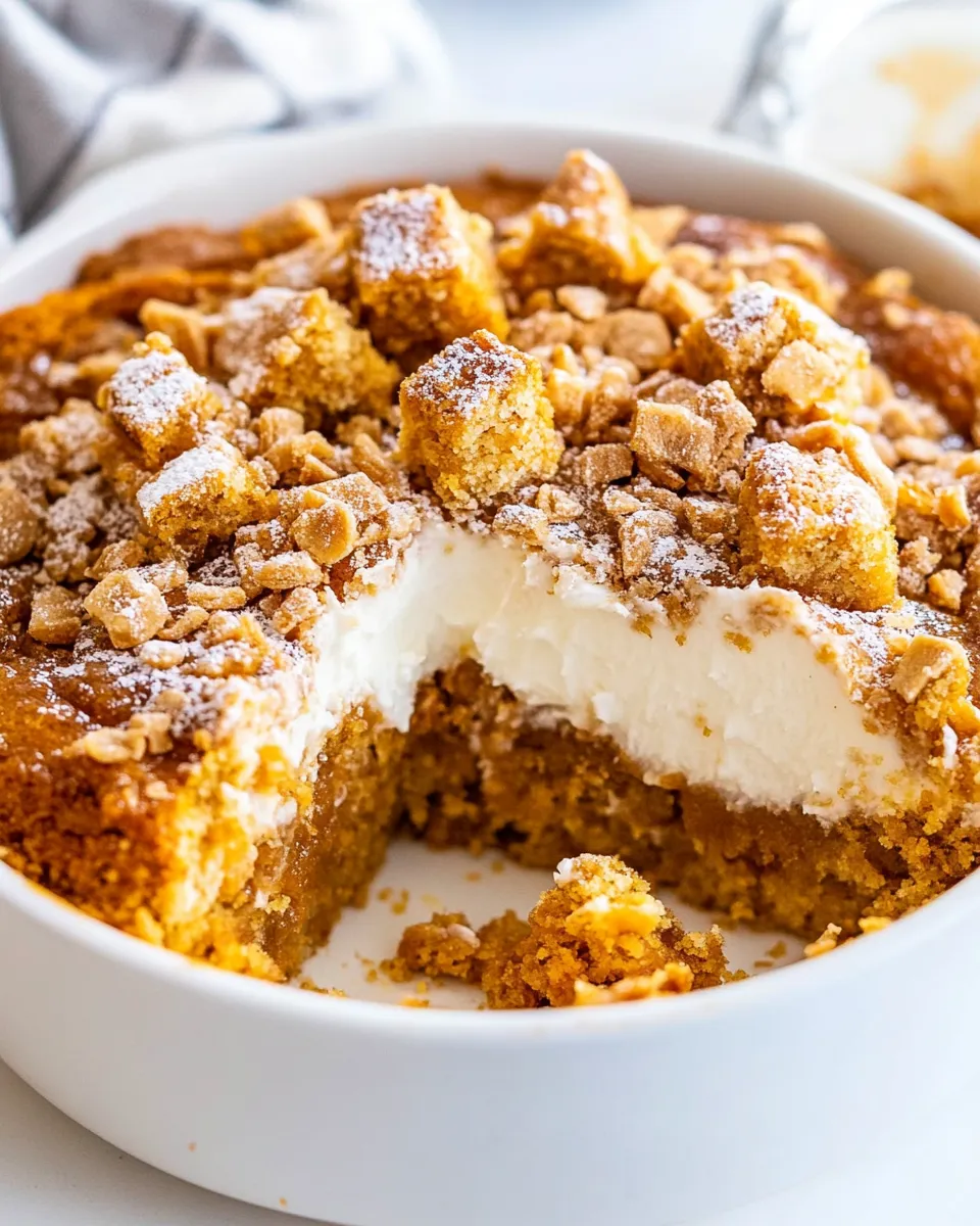 Easy Pumpkin Dump Cake recipe image