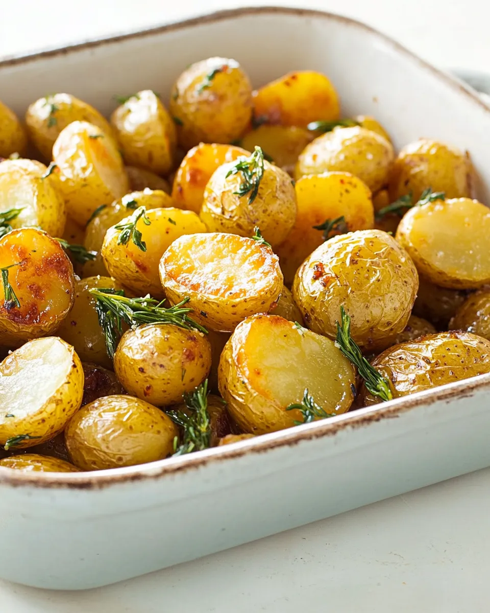 Delicious Quick Roasted Potatoes - Ready in 20 minutes! food shot