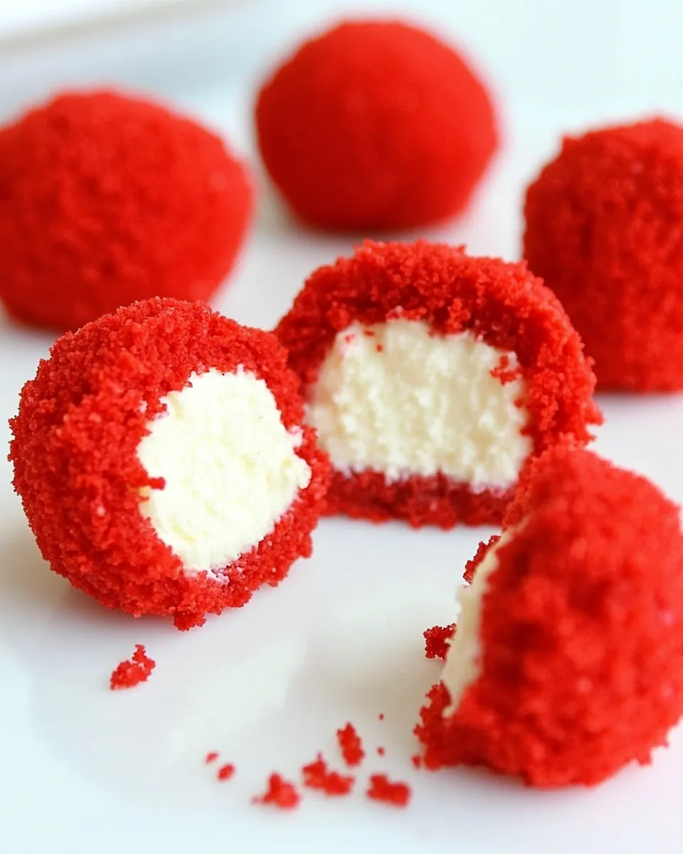 Delicious Red Velvet Cheesecake Bites photo