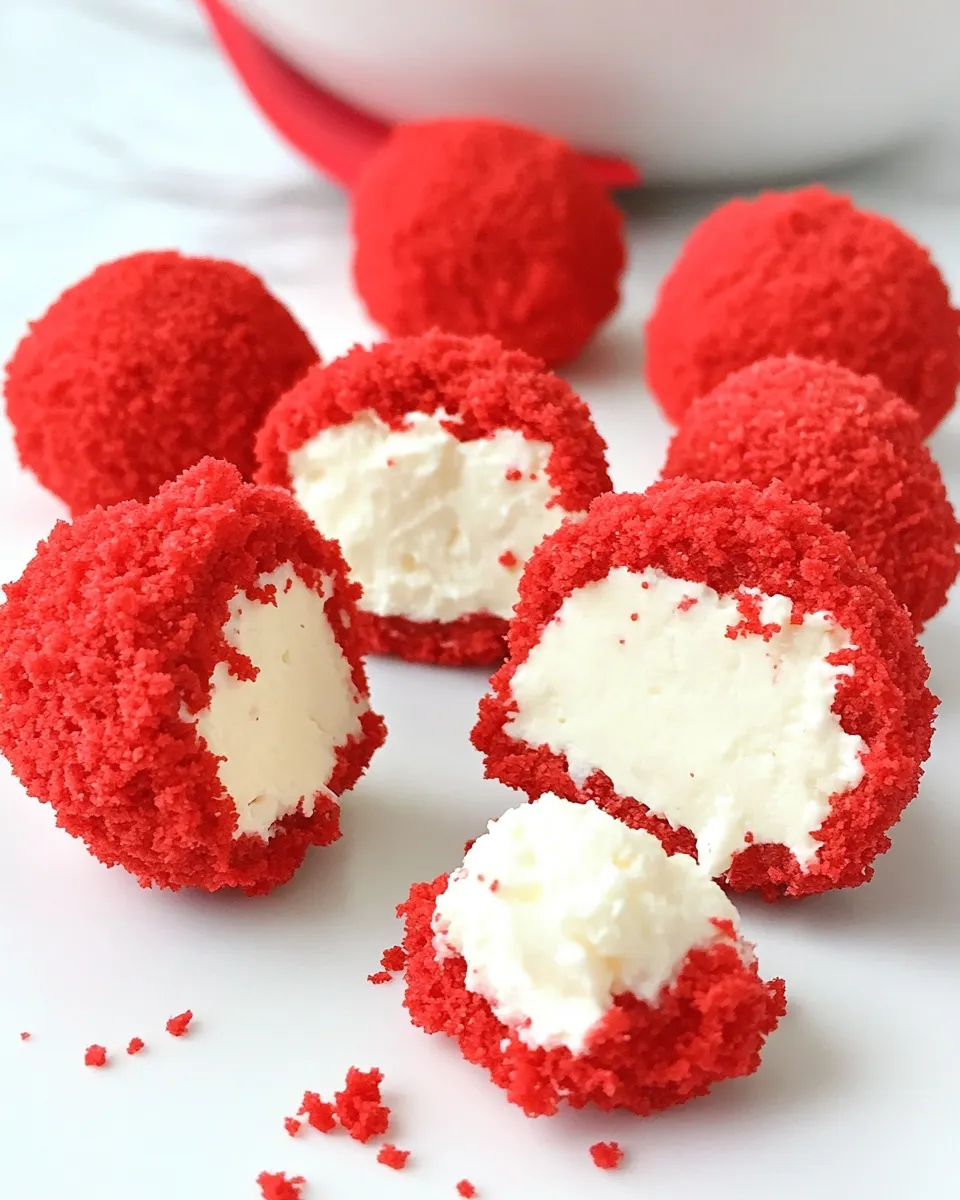 Classic Red Velvet Cheesecake Bites recipe image