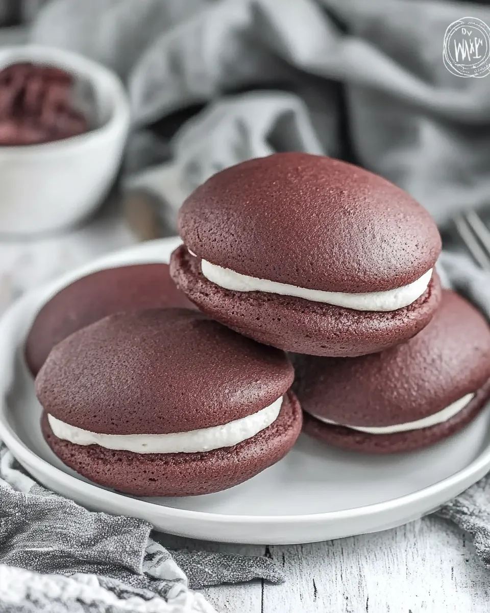 Classic Red Velvet Whoopie Pies image