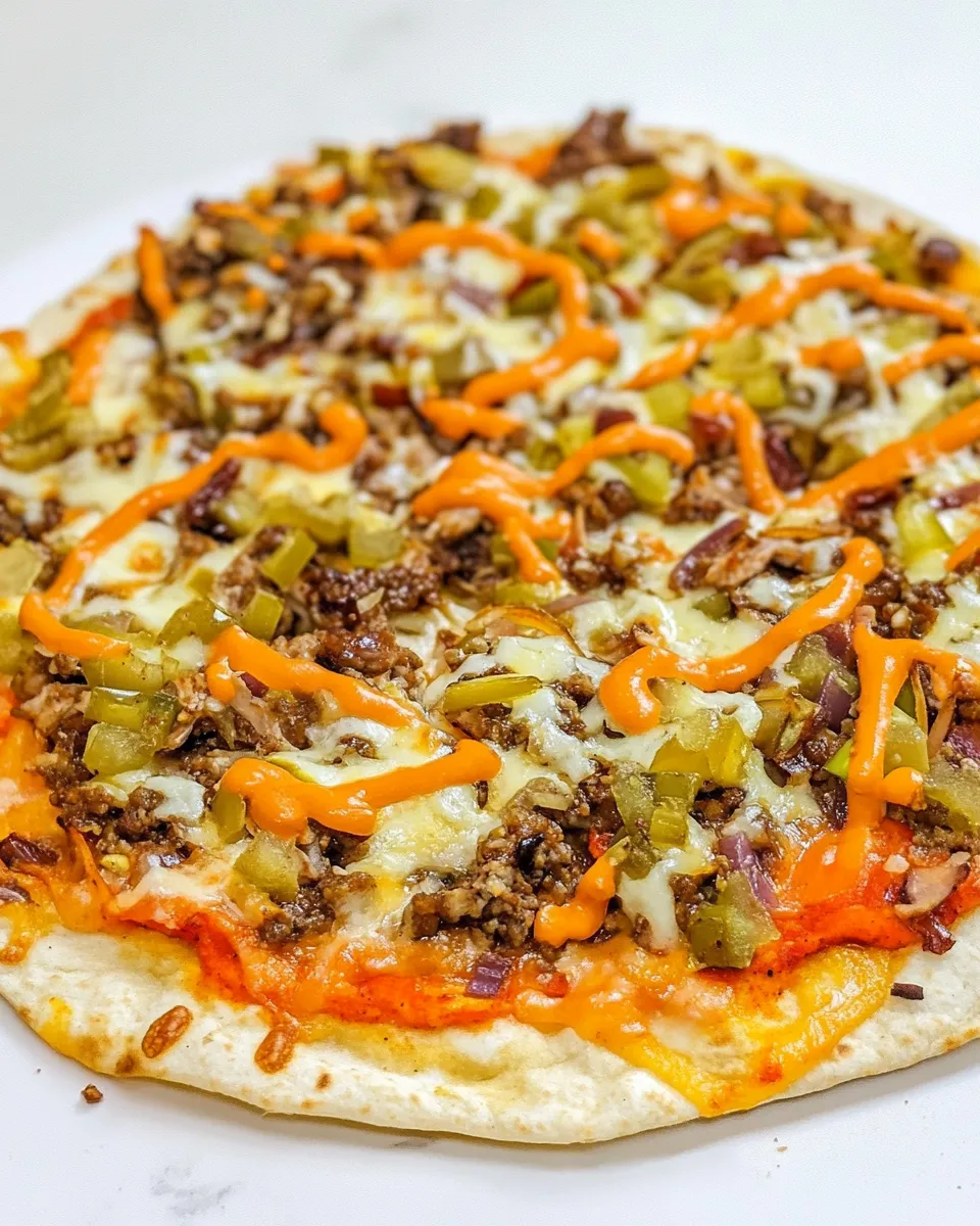 Homemade Taco Villa Things (Mexican Pizza) recipe photo