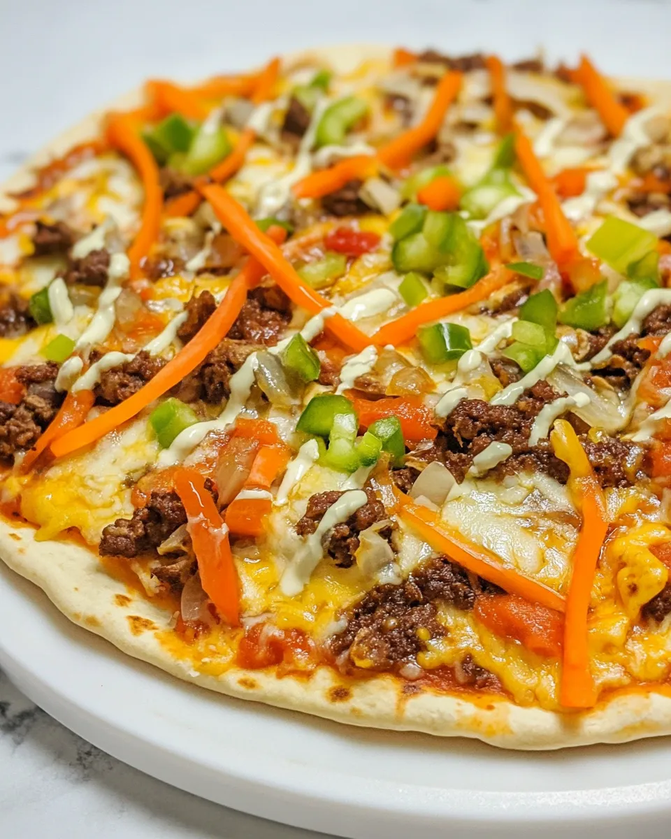 Classic Taco Villa Things (Mexican Pizza) dish photo