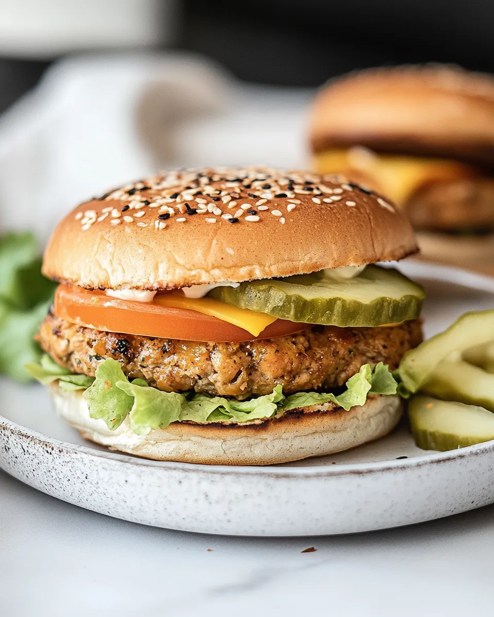 Easy Turkey Burgers food shot