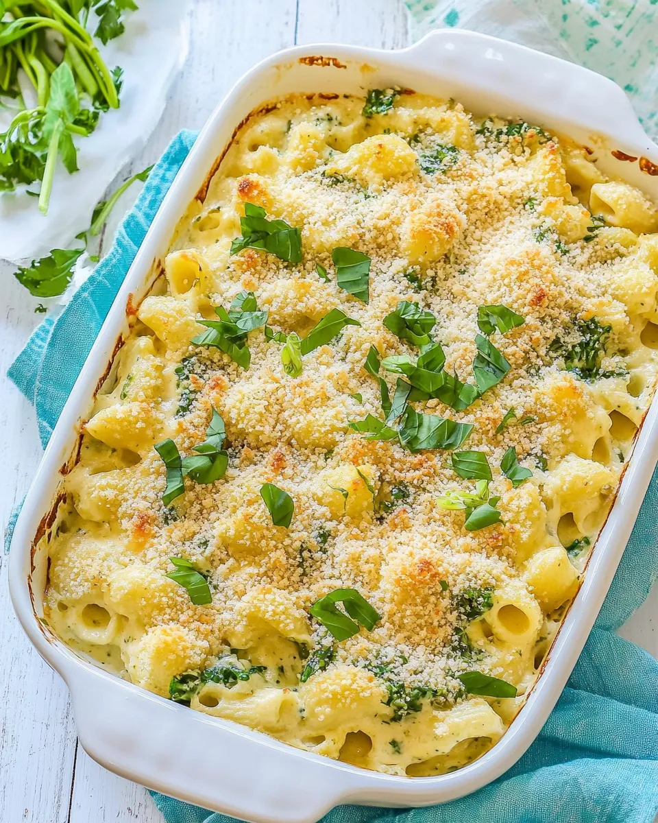 Delicious Vegan Cauliflower Mac and Cheese dish photo