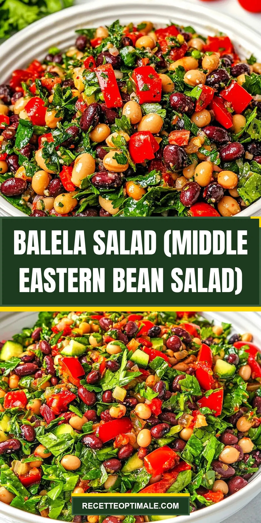 How To Make Amazing Balela Salad (Middle Eastern Bean Salad)