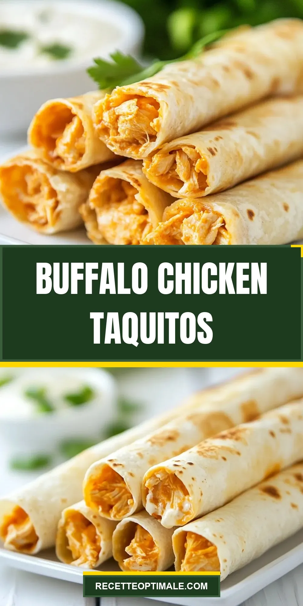 Easy Buffalo Chicken Taquitos Recipe