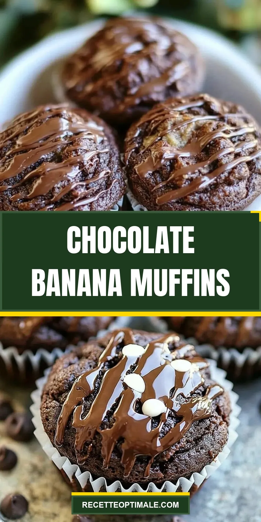 Chocolate Banana Muffins Recipe