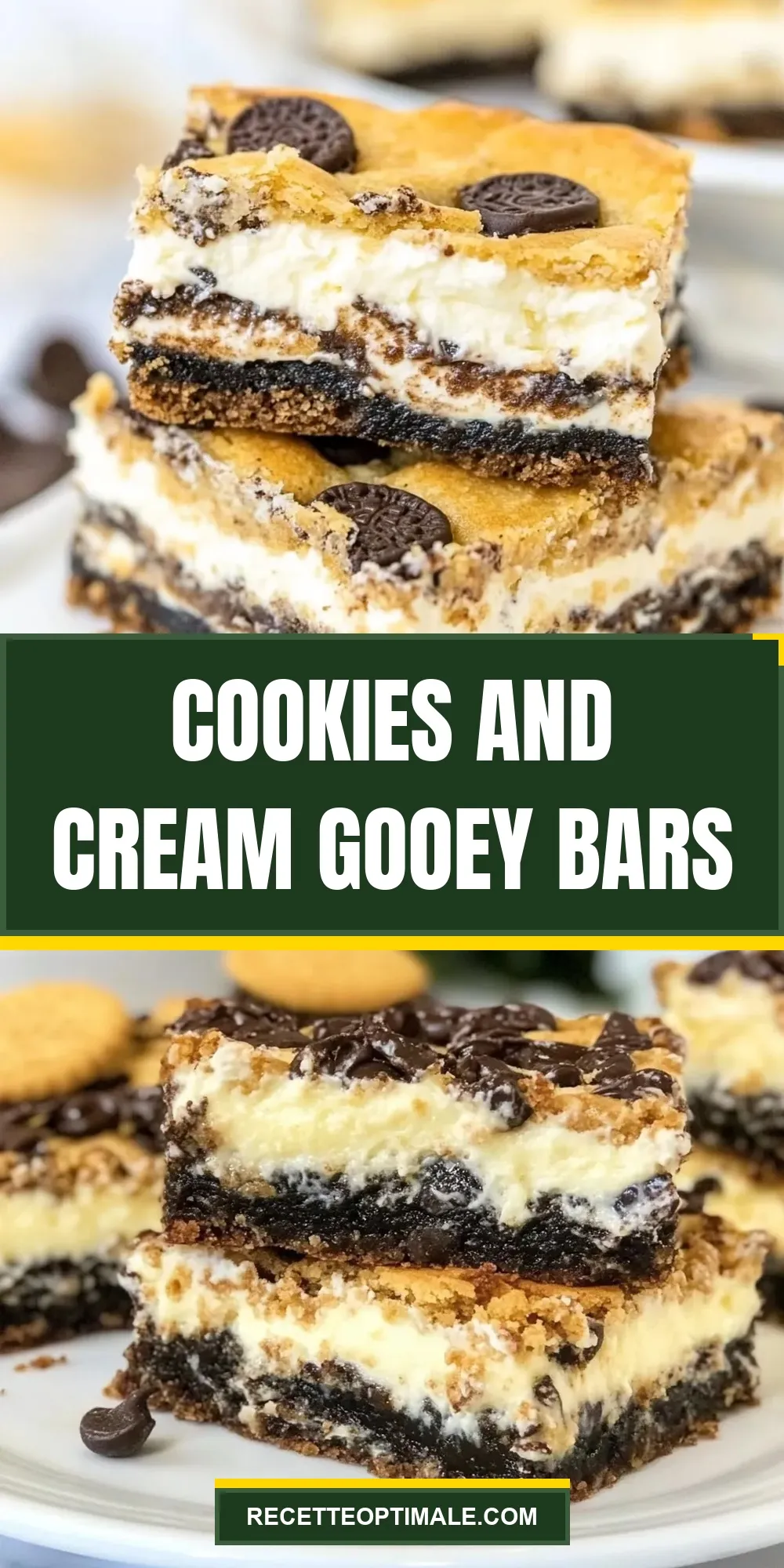 Fresh Cookies And Cream Gooey Bars
