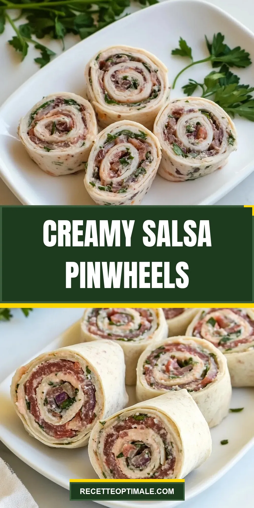Creamy Salsa Pinwheels Recipe