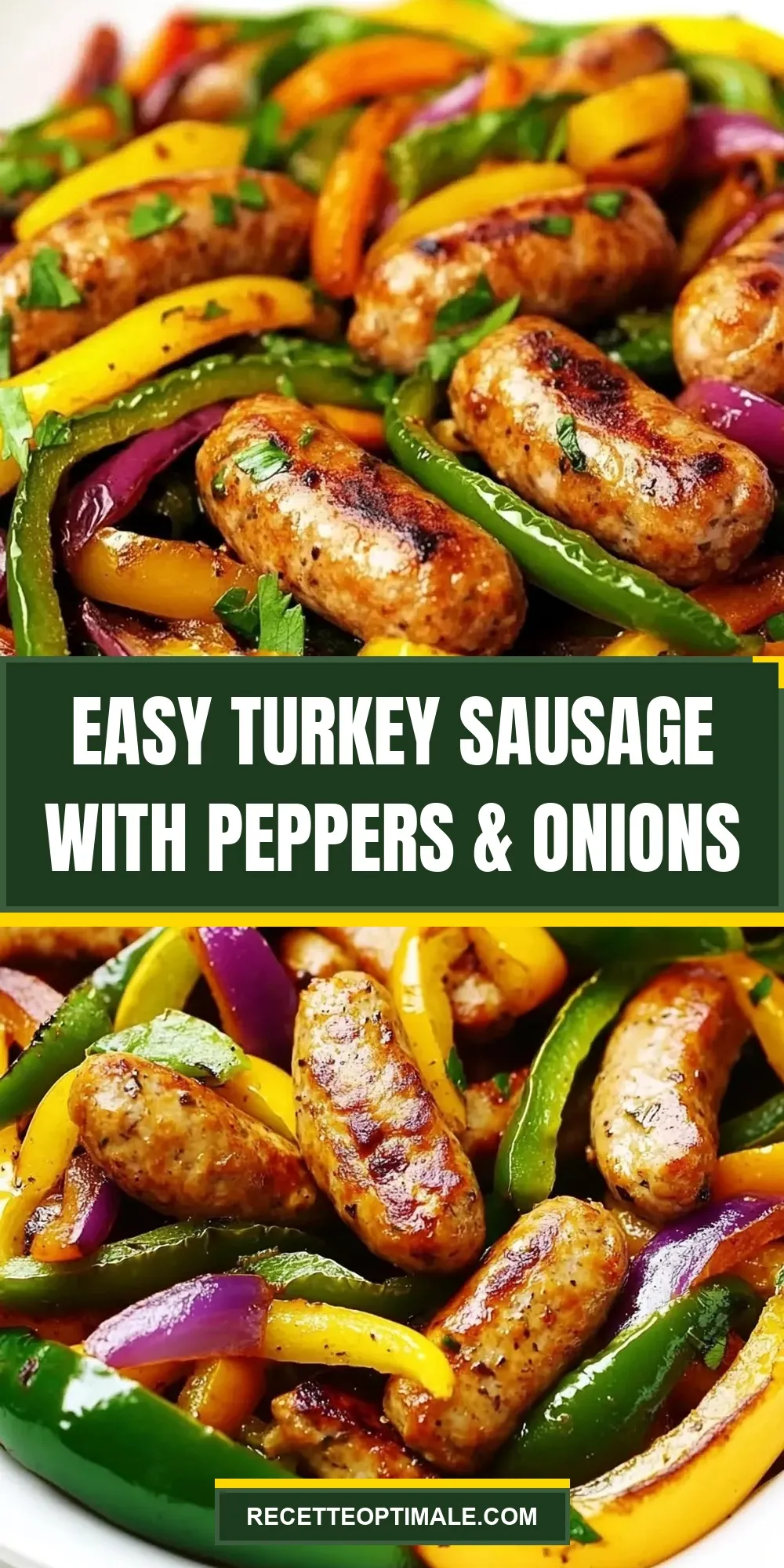 Perfect Easy Turkey Sausage With Peppers & Onions