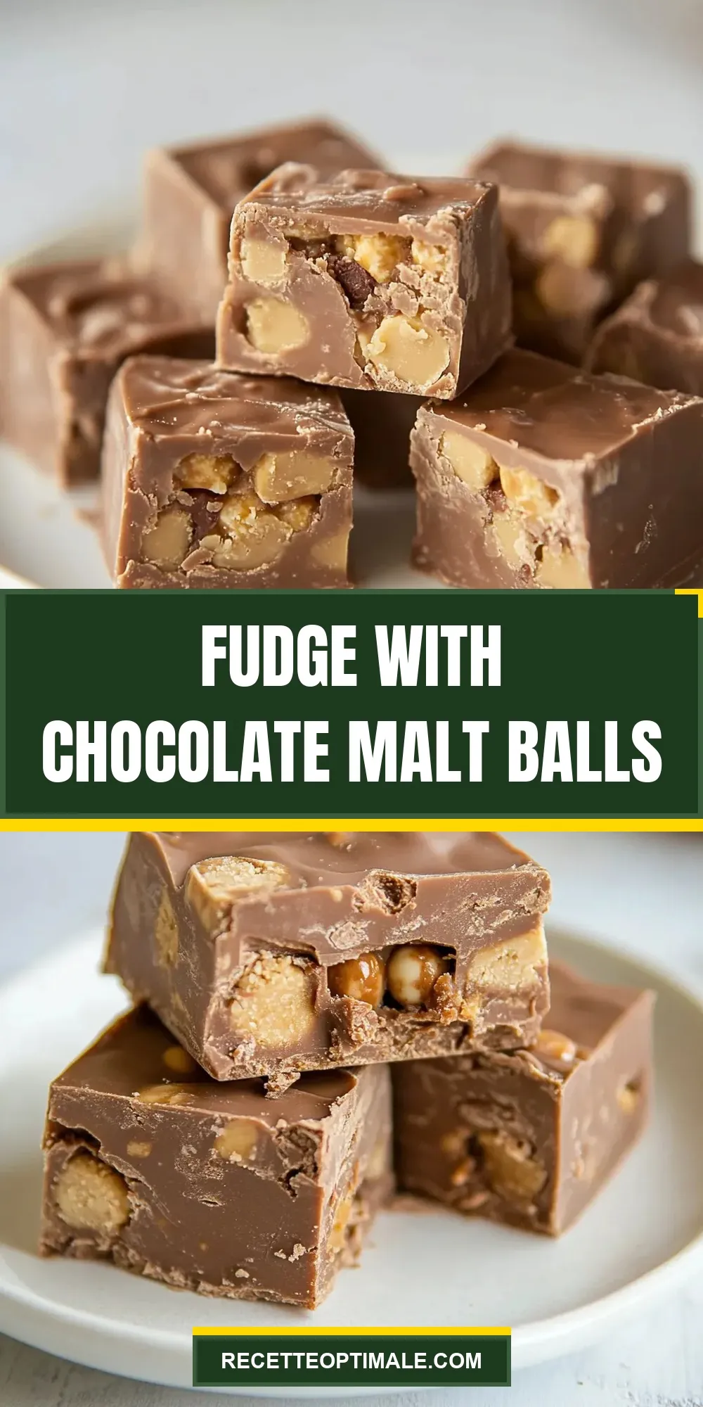 Fudge With Chocolate Malt Balls Recipe