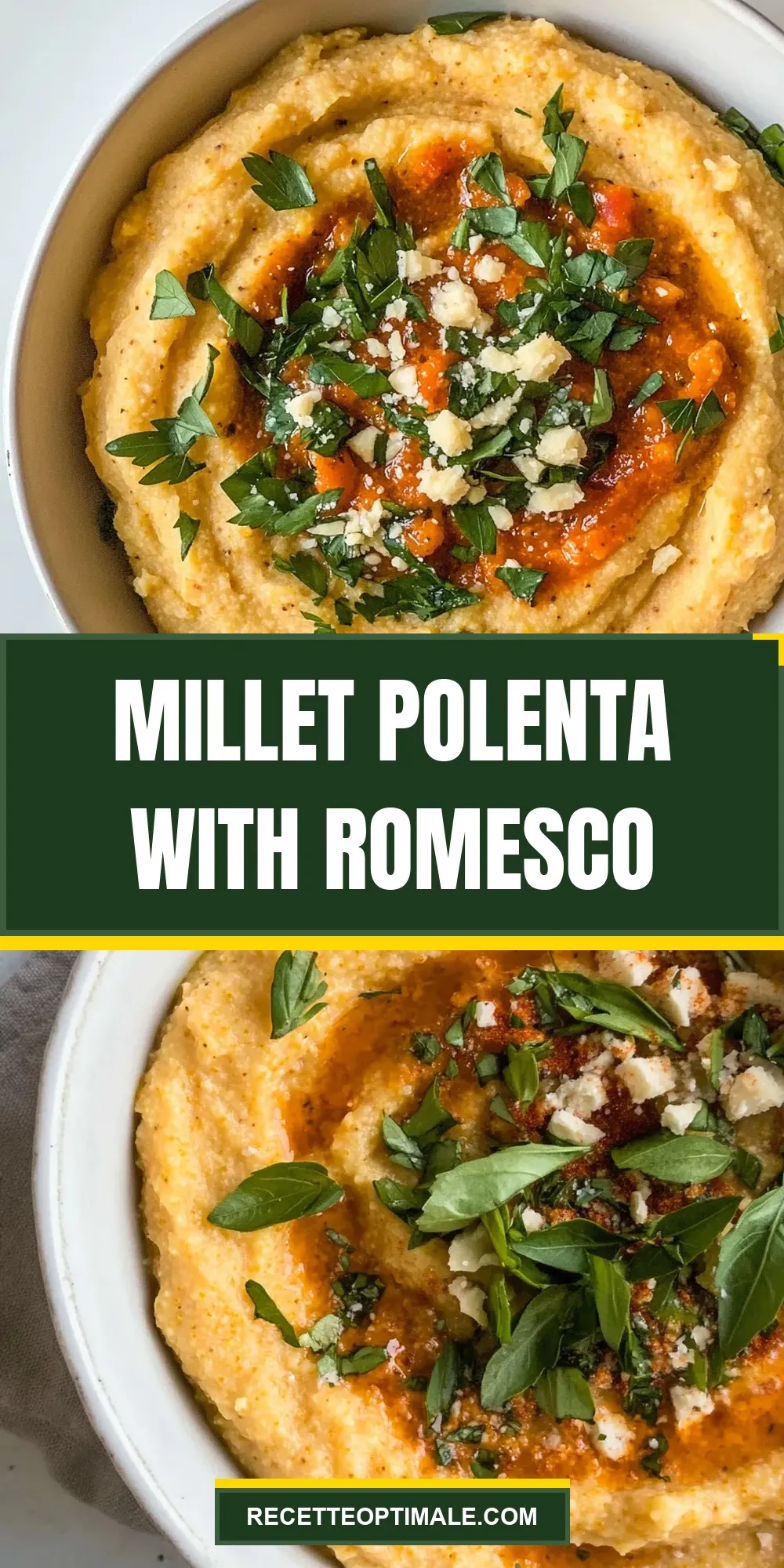 Millet Polenta With Romesco Recipe