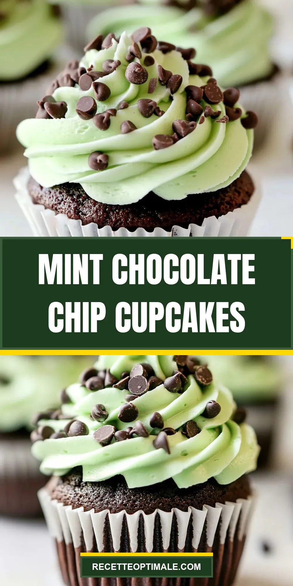 Mint Chocolate Chip Cupcakes (Flavorful & Delicious)