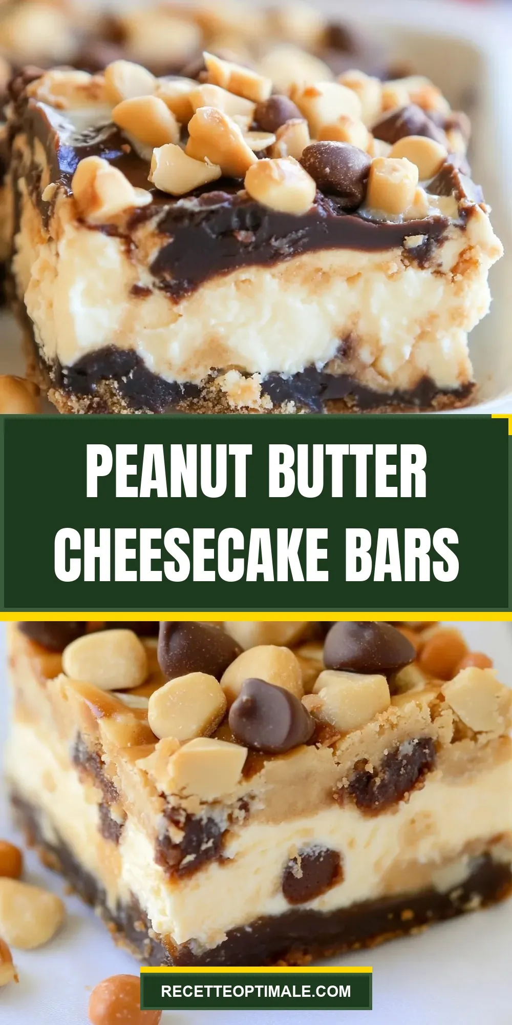 Easy Peanut Butter Cheesecake Bars Recipe