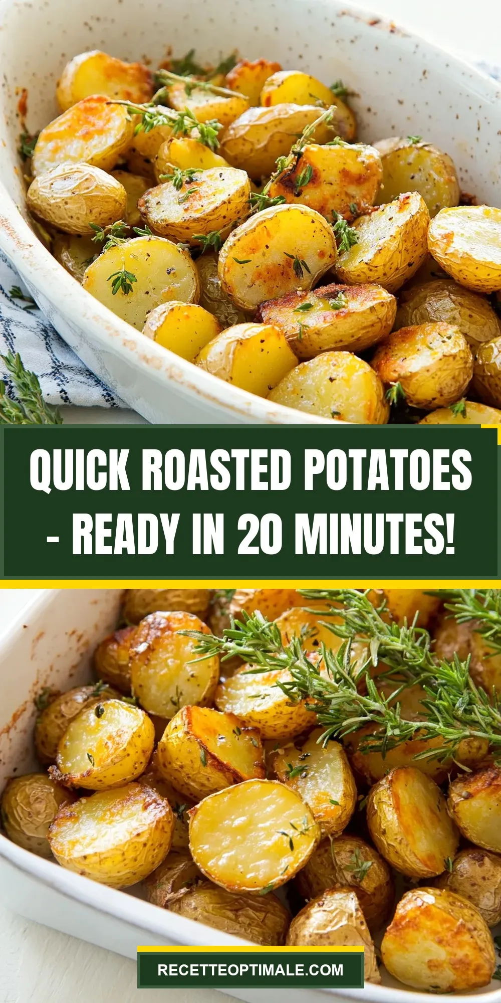 Quick Roasted Potatoes - Ready In 20 Minutes! Recipe