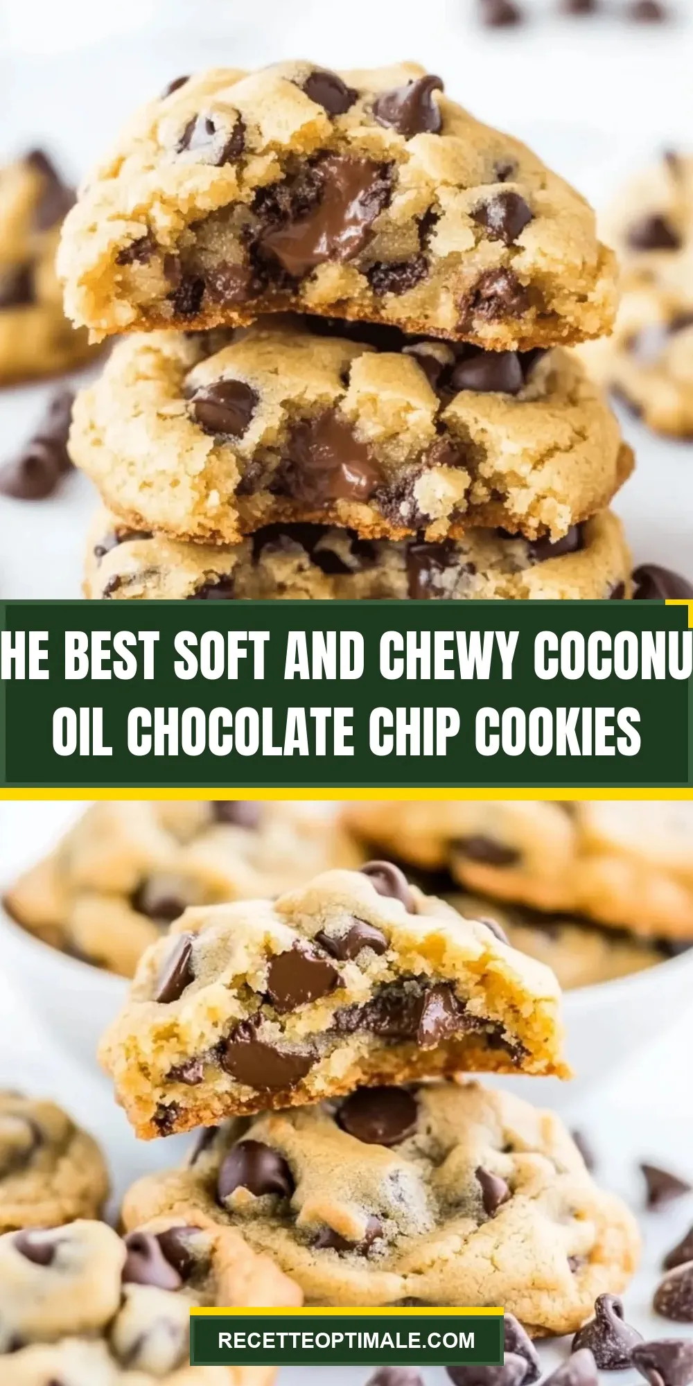 The Best The Best Soft And Chewy Coconut Oil Chocolate Chip Cookies Ever